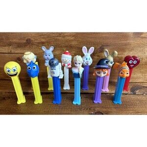 Pez Dispenser Lot of 12 Modern‎ Loose Figures Witch Nemo Holidays Disney R2D2